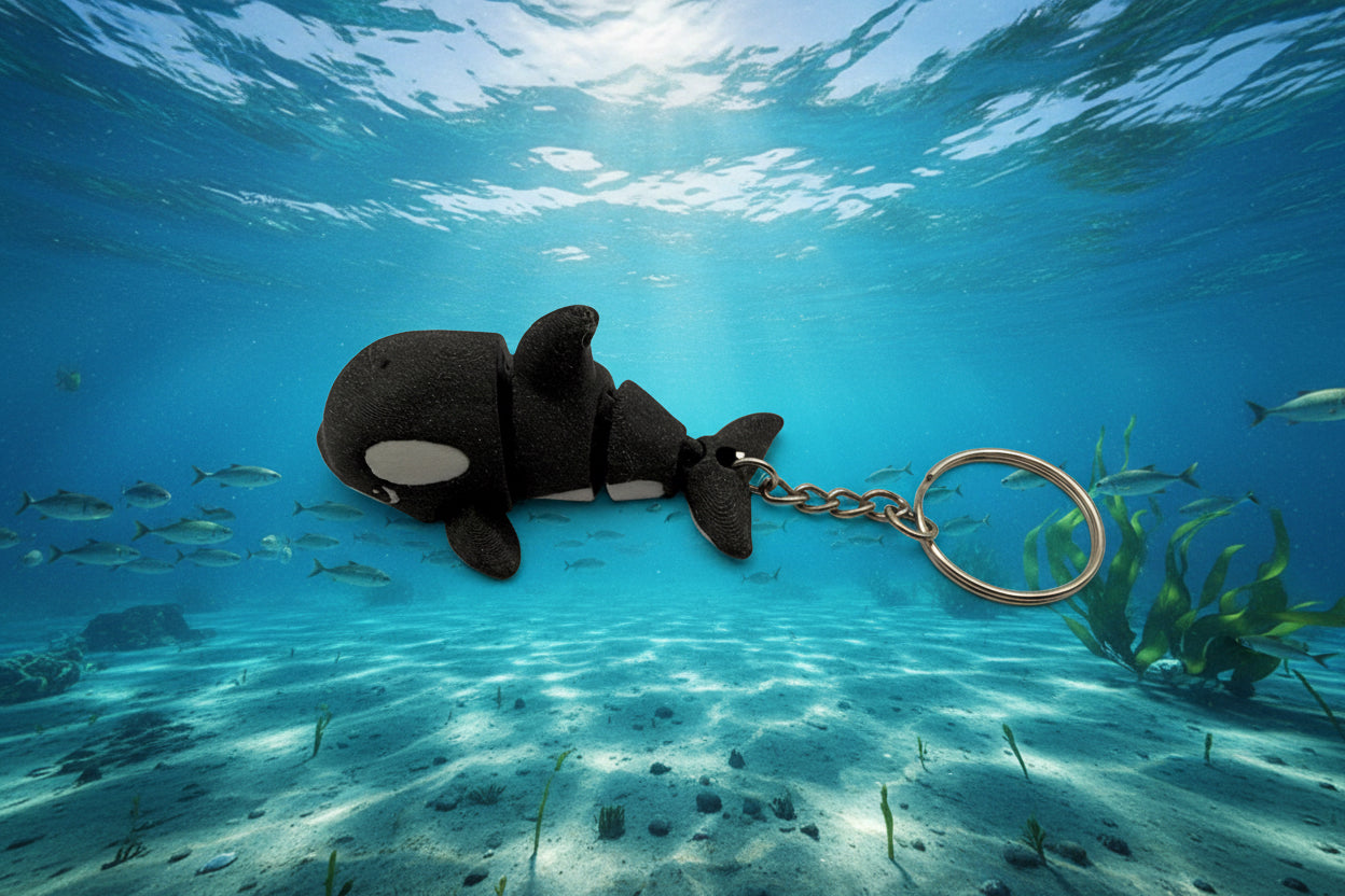 Orca Keychain